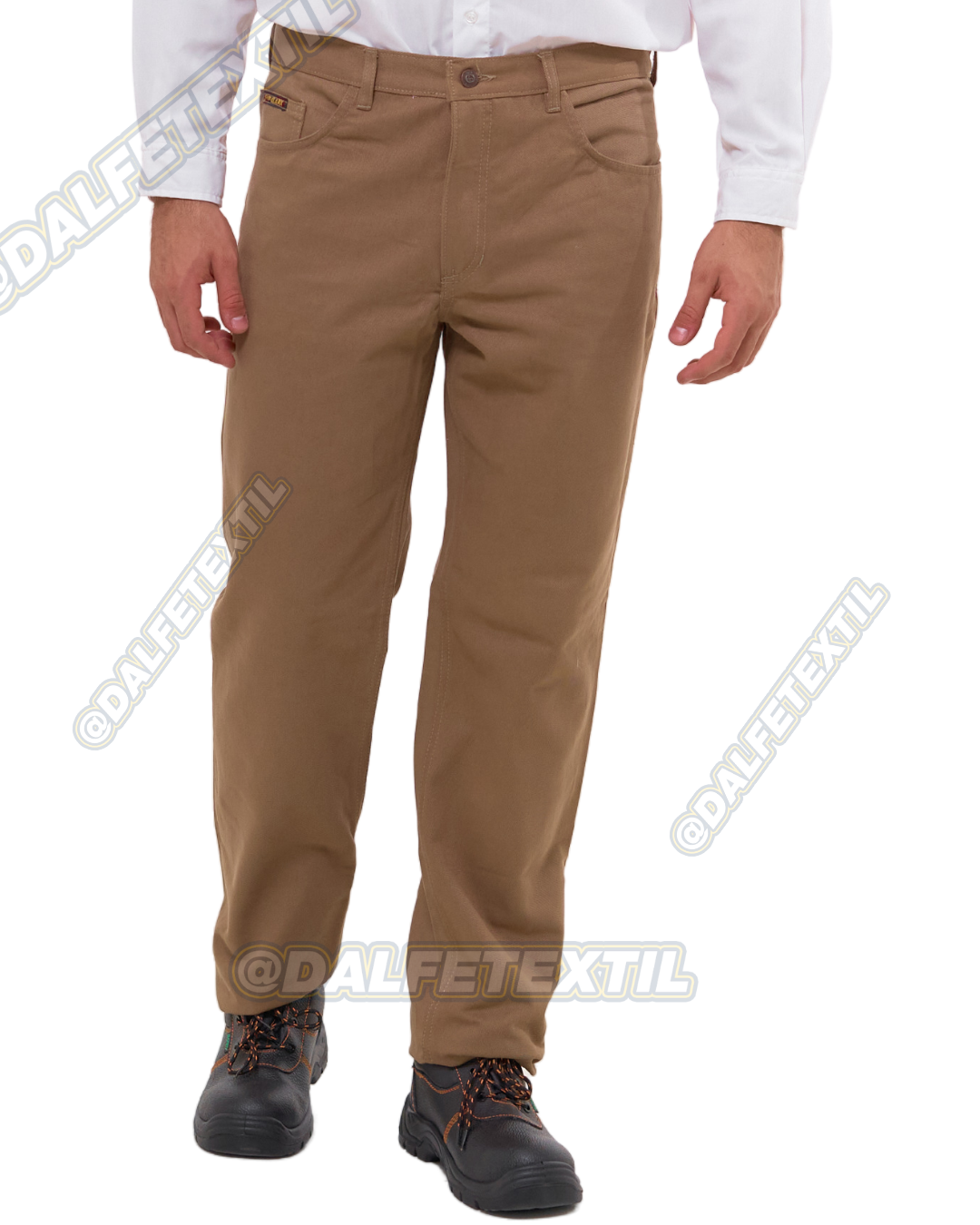 Pantalón Para Caballeros Bull Denim Kaki Clásico Recto