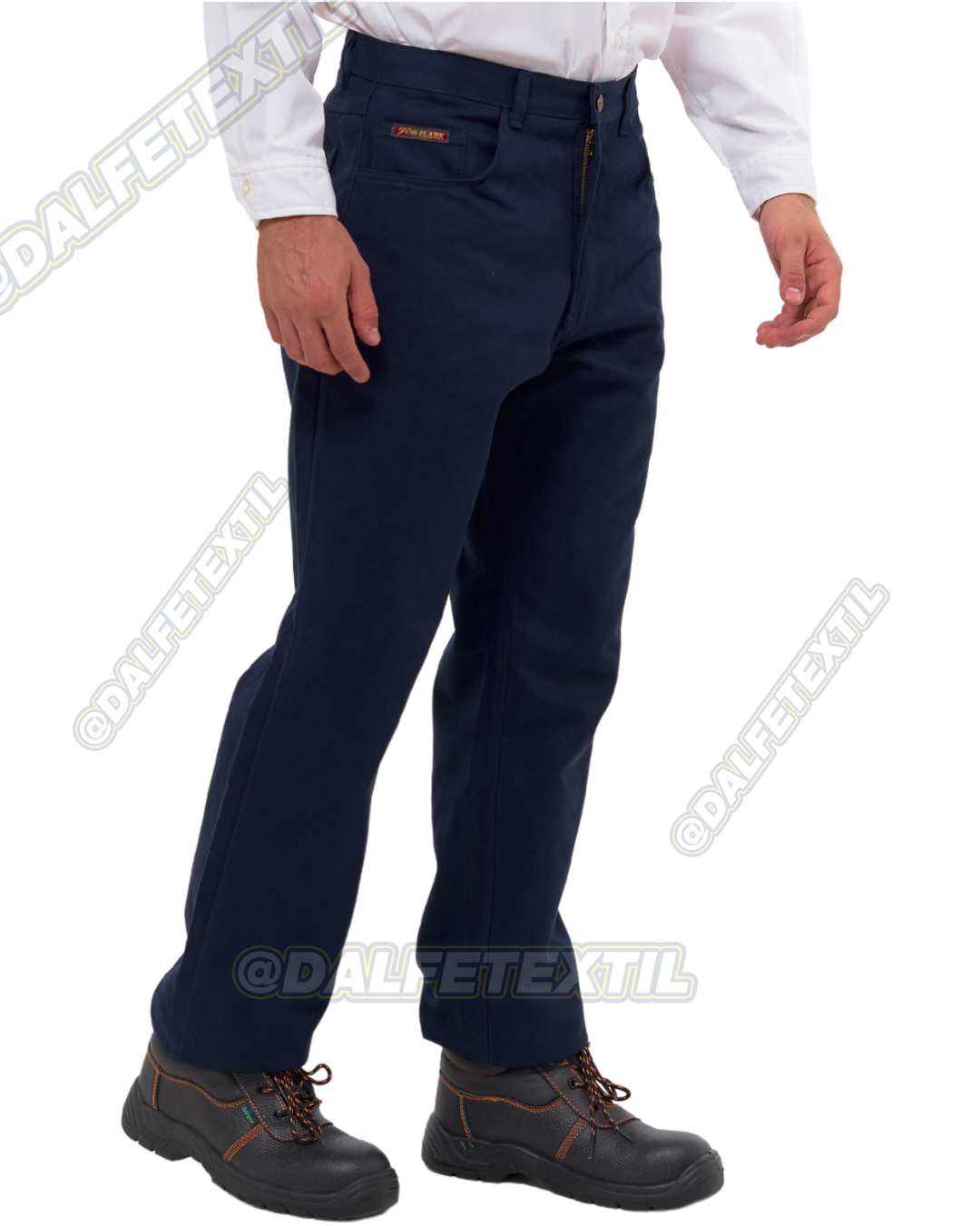 Pantalón Para Caballeros Casual Stretch Azul