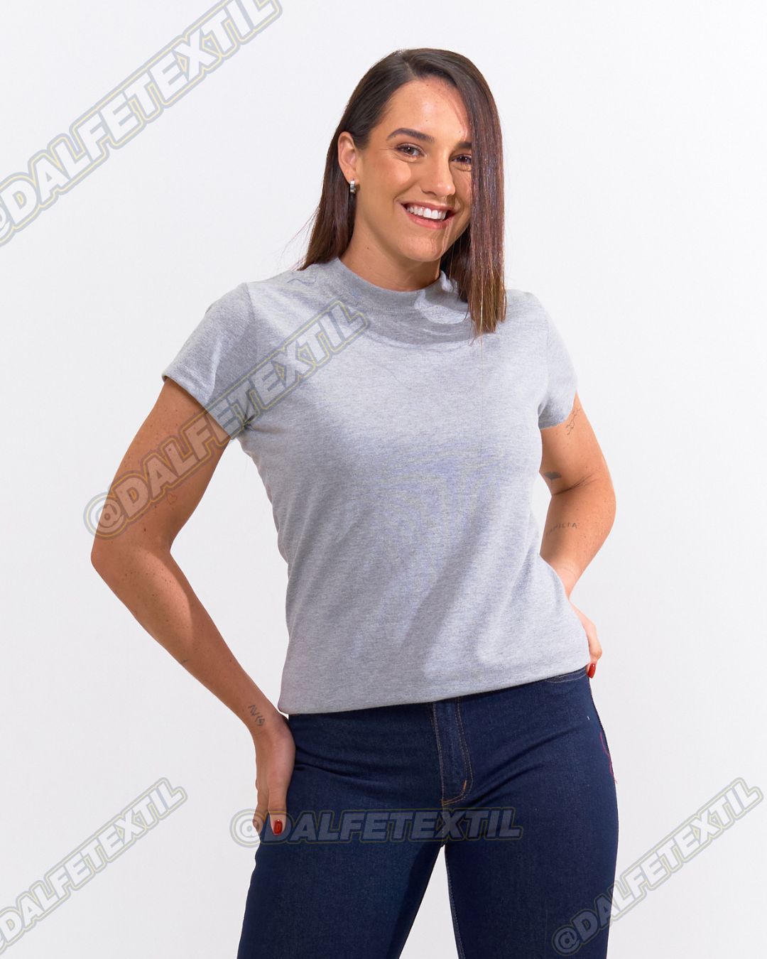 Franela Clásica Manga Corta Dama